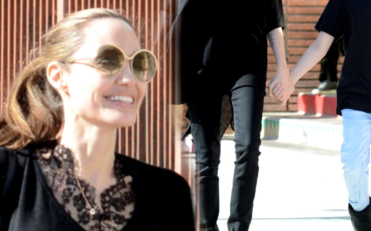 Angelina Jolie z Vivienne spaceruje za rękę – córka jest coraz bardziej podobna do mamy (ZDJĘCIA)
