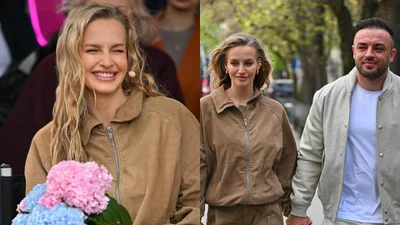 Ciężarna Karolina Pisarek olśniewa w drodze do “DDTVN”. Piękna przyszła mama