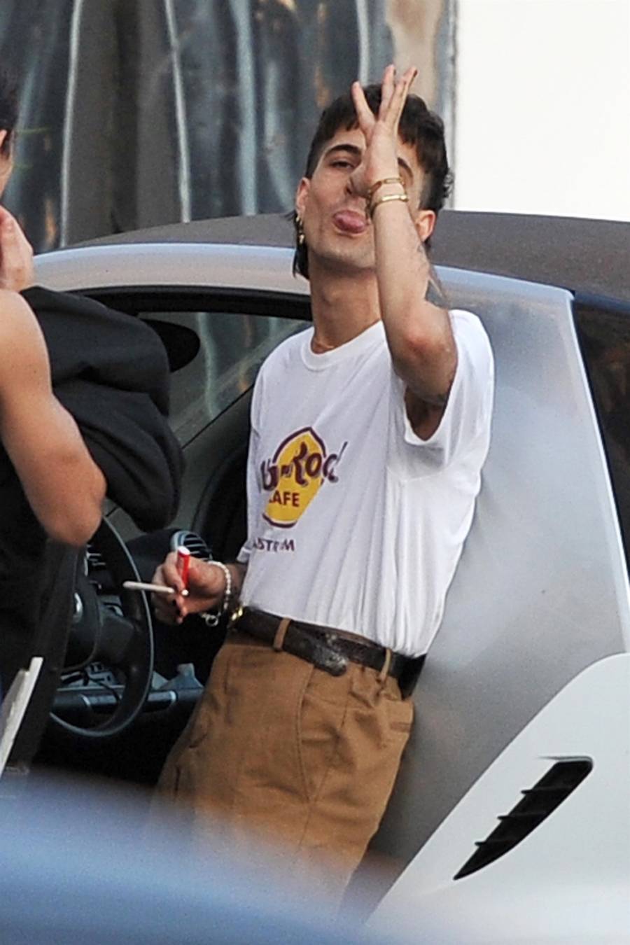 Maneskin przyłapany w Rzymie. Patrzcie, jakim Damiano jeździ DZIWNYM samochodem