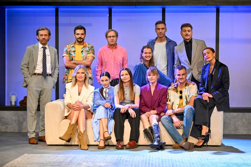 Próba spektaklu “Terapia dla par”. Agnieszka Więdłocha, Kamilla Baar, Antoni Pawlicki…