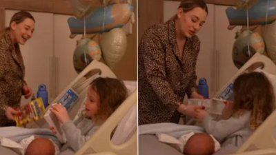 5-letnia córka Andziaks dostała prezent od nowo narodzonego brata. Kontrowersyjne, to mało powiedziane