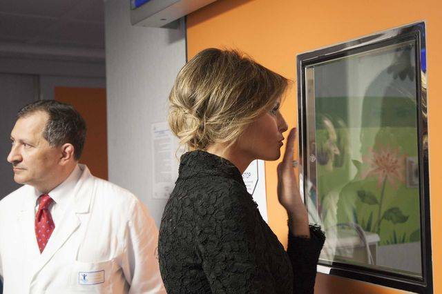 Melania Trump w szpitalu Dzieciątka Jezus w Rzymie