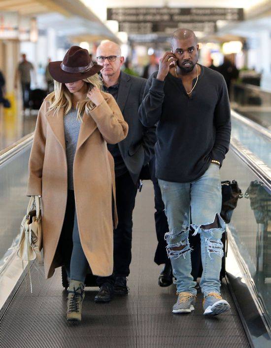 Kim Kardashian i Kanye West wylatują z LA