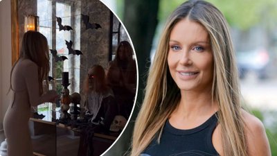 Tak Rozenek udekorowała swoją nową willę! Dynie i zwisające kościotrupy to dopiero początek…(FOTO)