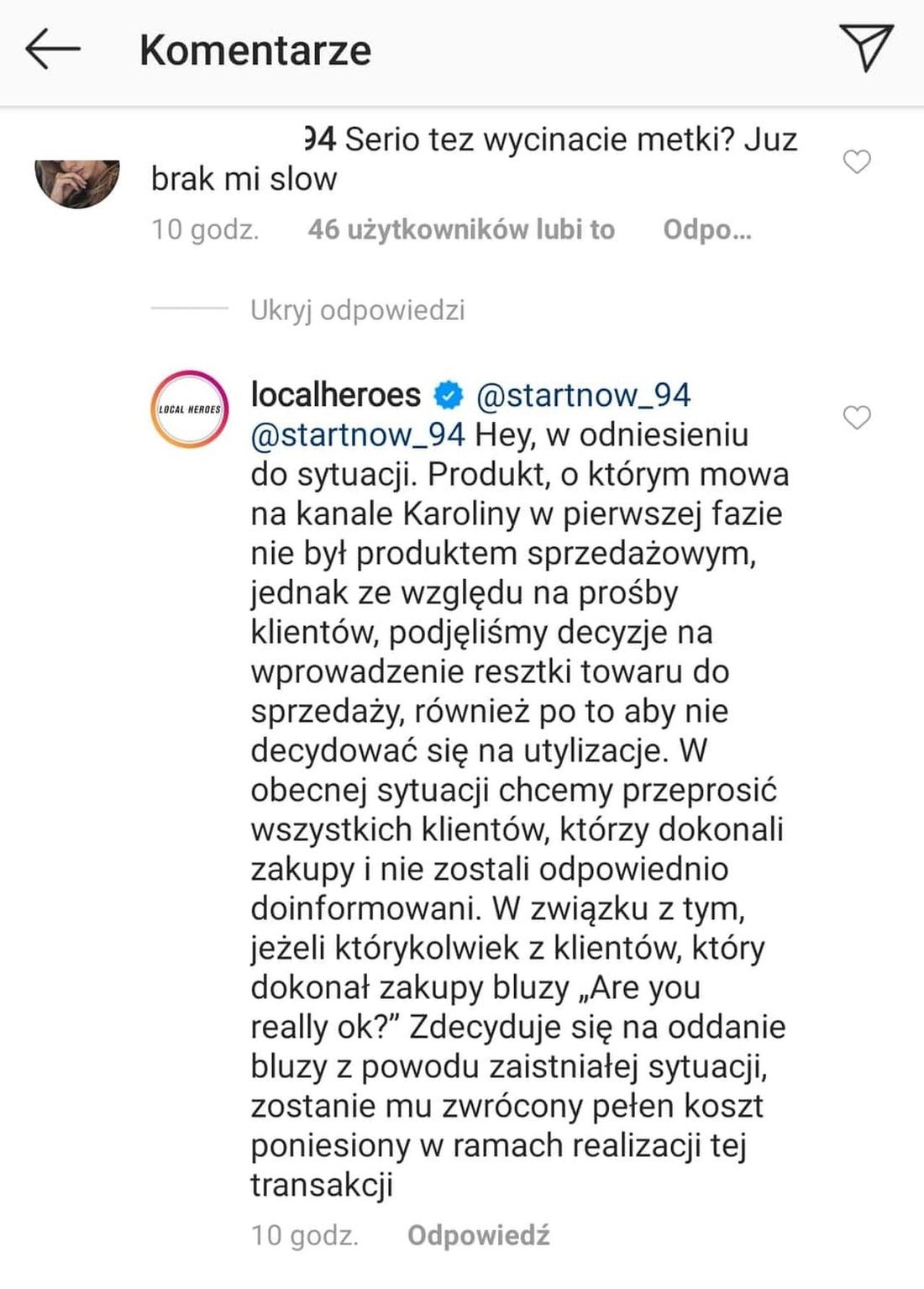 "Afera metkowa" z Local Heroes