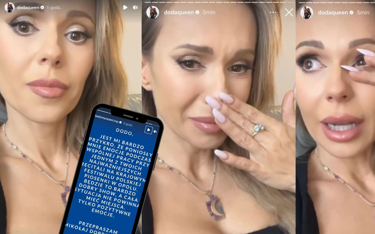 Doda została zwyzywana na próbie do Opola. Teraz reżyser TVP przeprasza