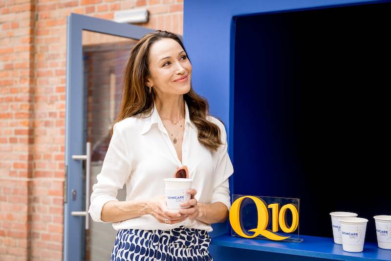 Gwiazdy na evencie NIVEA. Agnieszka Sienkiewicz w groszkach, Hubert Gromadzki z Top Model