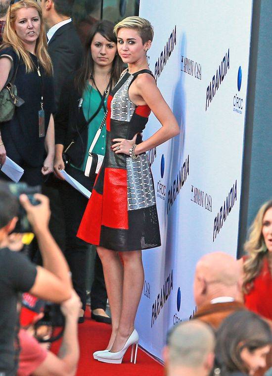 Miley Cyrus i Liam Hemsworth razem na premierze Paranoi