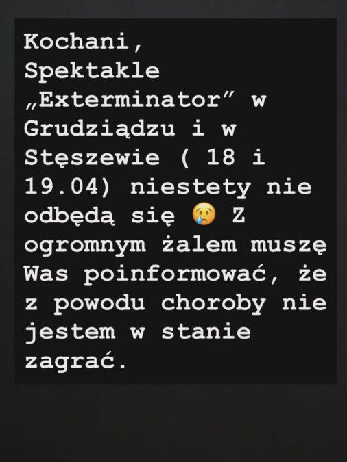Wpis Pawła Domagały, fot. Instagram