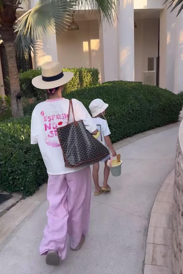 Rodzina Szczęsnych w Dubaju