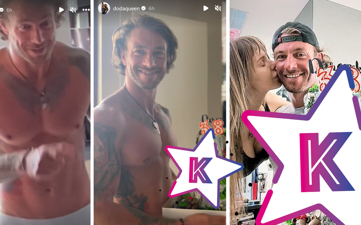 Doda świętuje 38. urodziny Dariusza Pachuta. Sprezentowała mu tort w kształcie… WODOSPADU!