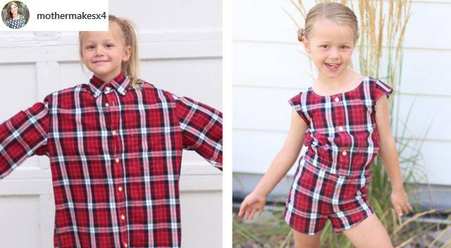 WOW co za efekt! Mama ubiera dziewczynkę w stare koszule męża