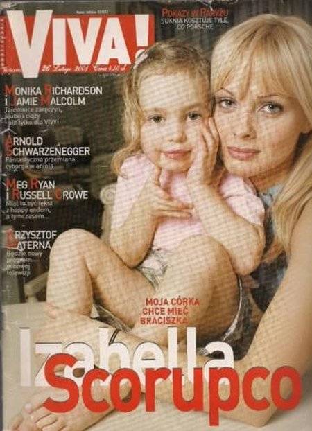 Izabella Scorupco na okładkach