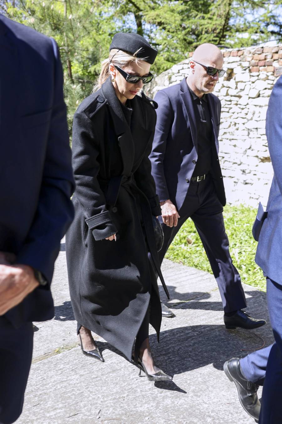 Doda na pogrzebie Łukasza Litewki, fot. AKPA