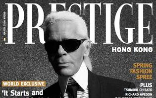 Karl Lagerfeld dla Prestige