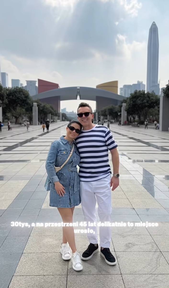 Katarzyna Cichopek i Maciej Kurzajewski wypoczywają w Chinach, fot. Instagram