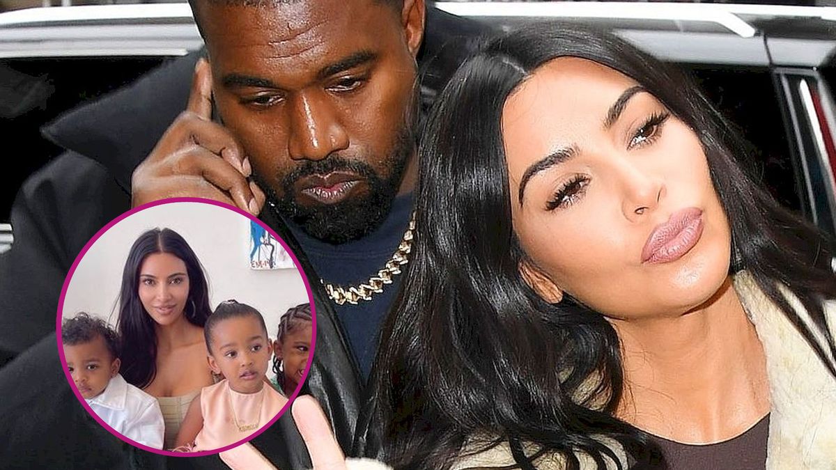 Kim Kardashian na nowym zdjęciu z dziećmi. Fani są zgodni - North wygląda jak jej tata