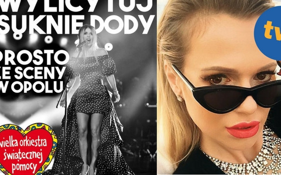 Doda twierdzi, że TVN nie chce pokazać aukcji jej sukienki na WOŚP