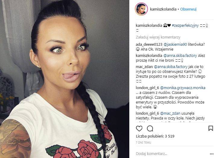 11 rzeczy, których dowiecie się z Instagrama Kamili Wybrańczyk