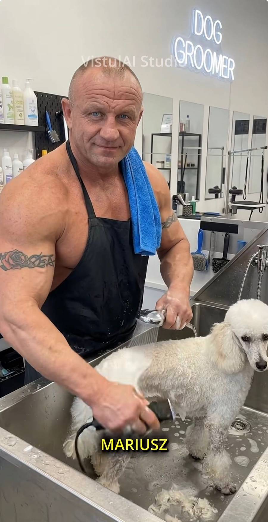 Mariusz Pudzianowski, fot. Vistulai/Instagram.