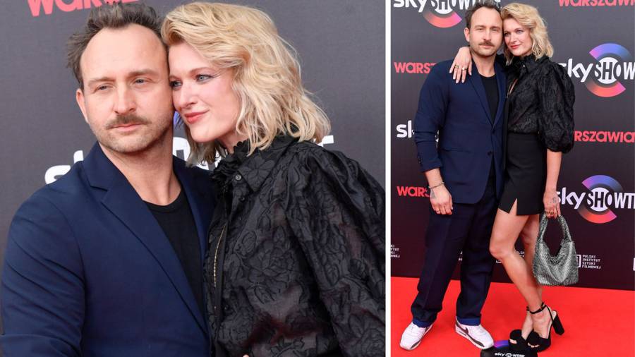 Premiera serialu “Warszawianka”. Borys Szyc i Justyna Nagłowska nie mogą oderwać od siebie rąk