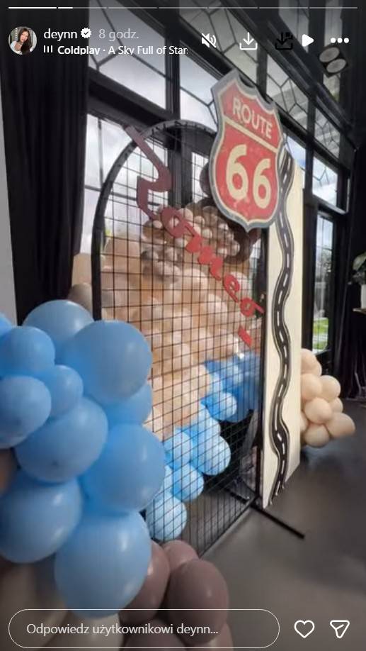 Majewski i Deynn wyprawili urodziny synkowi, fot. Instagram