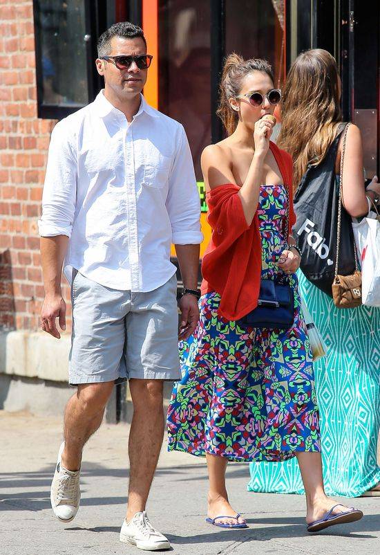 Jessica Alba i Cash Warren w Nowym Jorku