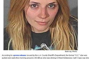 Mischa Barton dołącza do grona Miss Mugshot