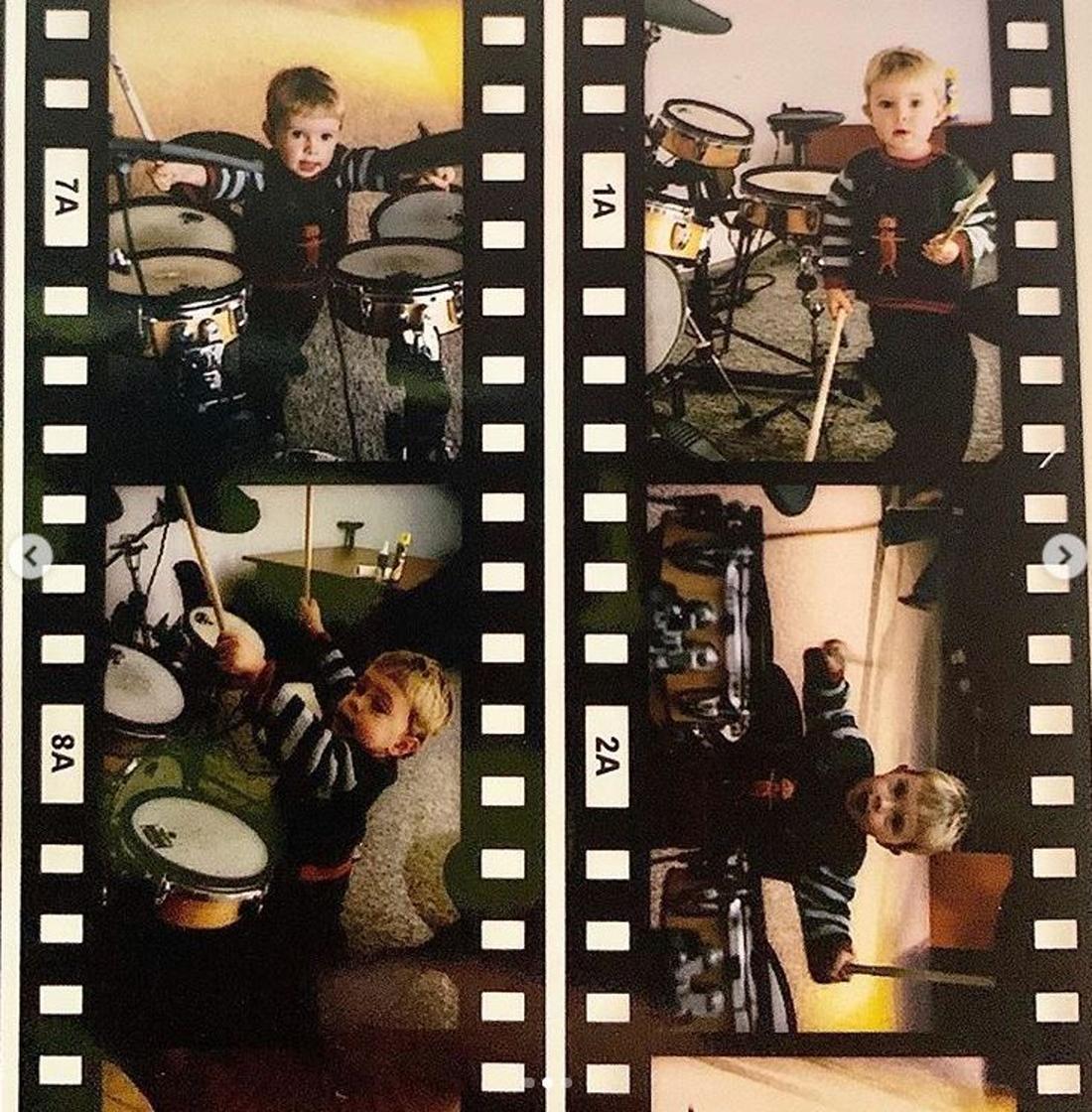 Syn Natalii Kukulskie - Jan gdy miał kilka lat. 