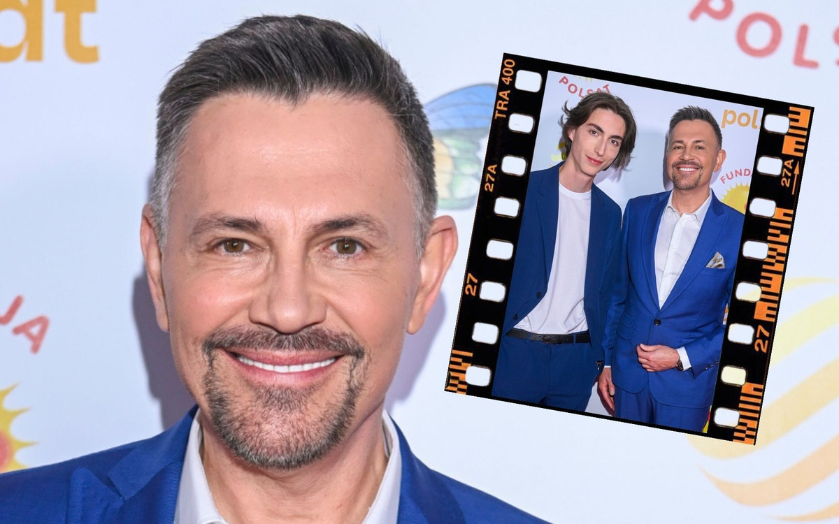 Krzysztof Ibisz z synem na ściance! 22-letni Maks to kopia ojca