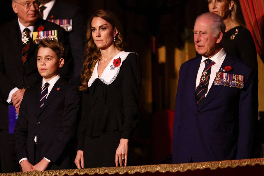 księżna Kate, król Karol, fot.: FORUM