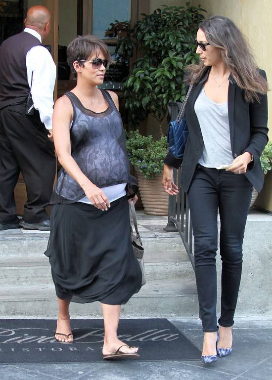 Halle Berry na dzień przed porodem