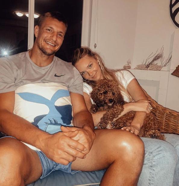 Camille Kostek i Rob Gronkowski 