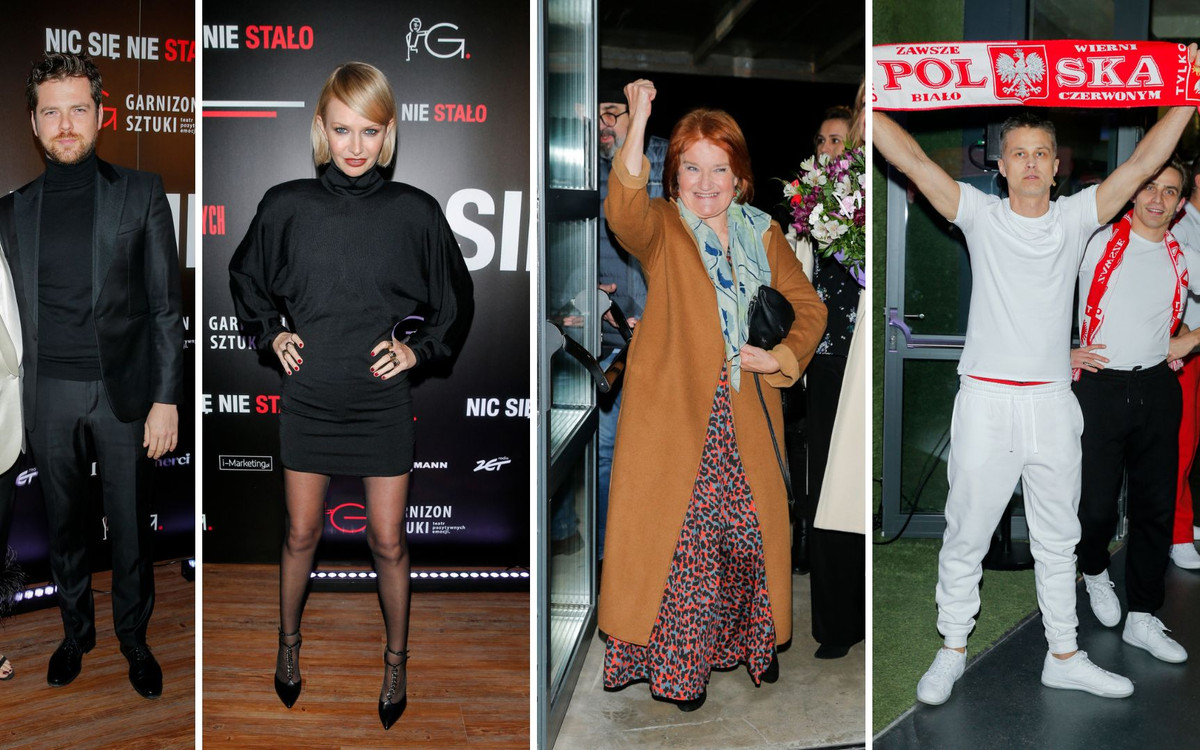 Premiera spektaklu “Nic się nie stało”. Karolina Pisarek-Salla i Roger Salla, Danuta Stenka, Katarzyna Zielińska