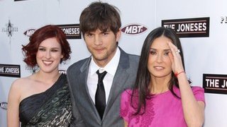 Córki Demi Moore winią Ashtona