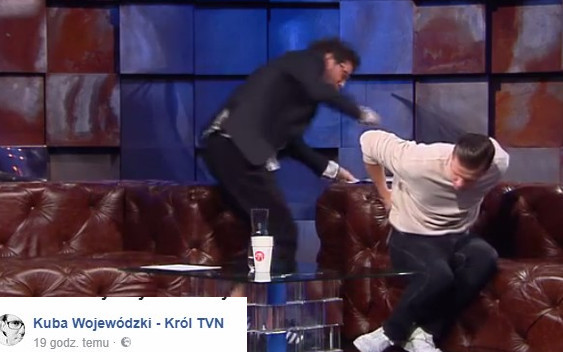 Kuba Wojewódzki zagląda w majtki Wojtkowi Szczęsnemu