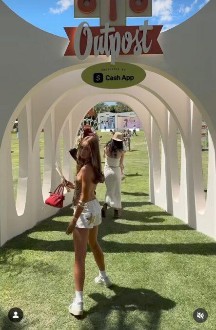 Angelika Mucha na Coachelli, fot. Instagram