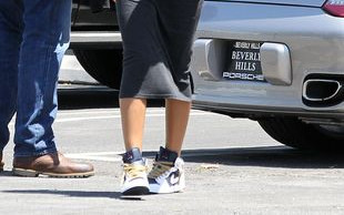 Rihanna w drodze do studia  (FOTO)