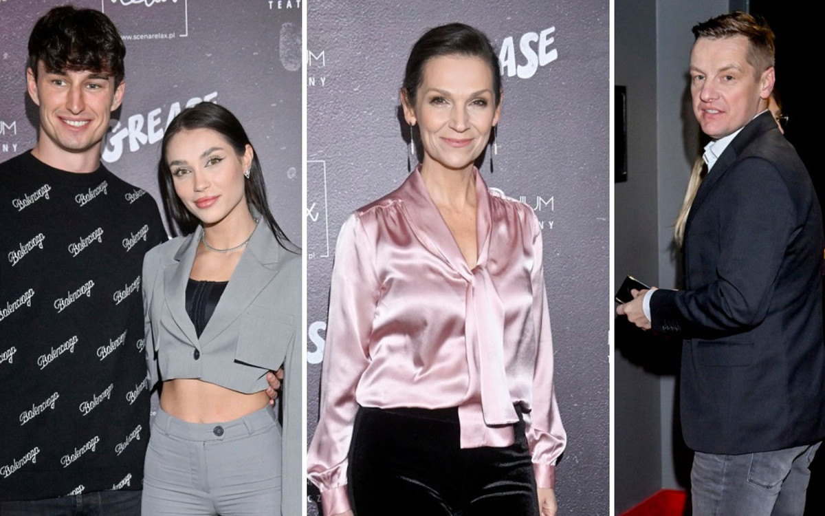 Premiera musicalu “Grease”. Marcin Dubiel i Natsu zaskoczyli obecnością, Olga Bończyk, Marcin Mroczek