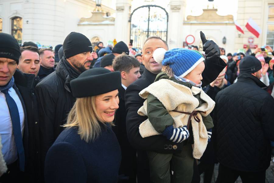 Para prezydencka na orszaku Trzech Króli, fot. Forum