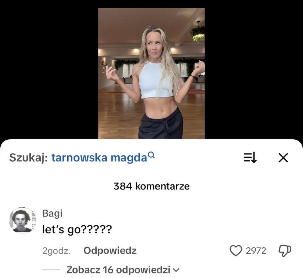TikTok/Magdalena Tarnowska