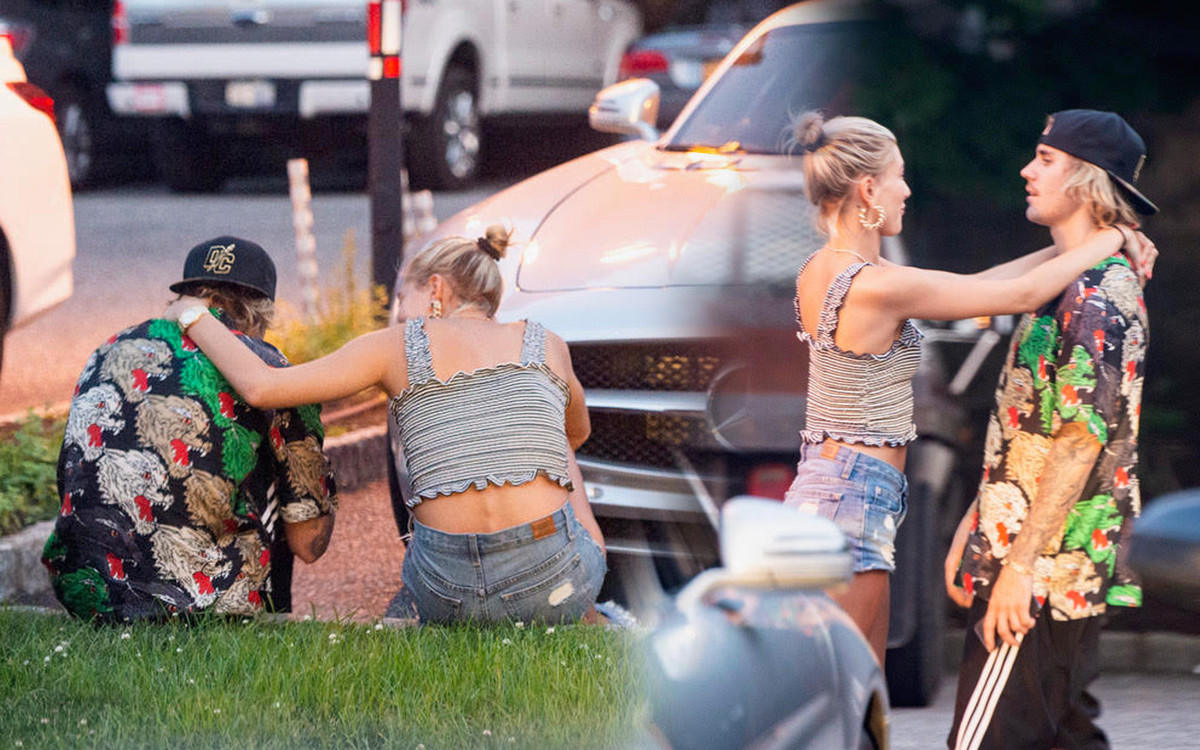 Hailey Baldwin pociesza Justina Biebera