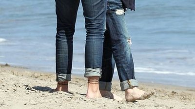 Winona Ryder na plaży