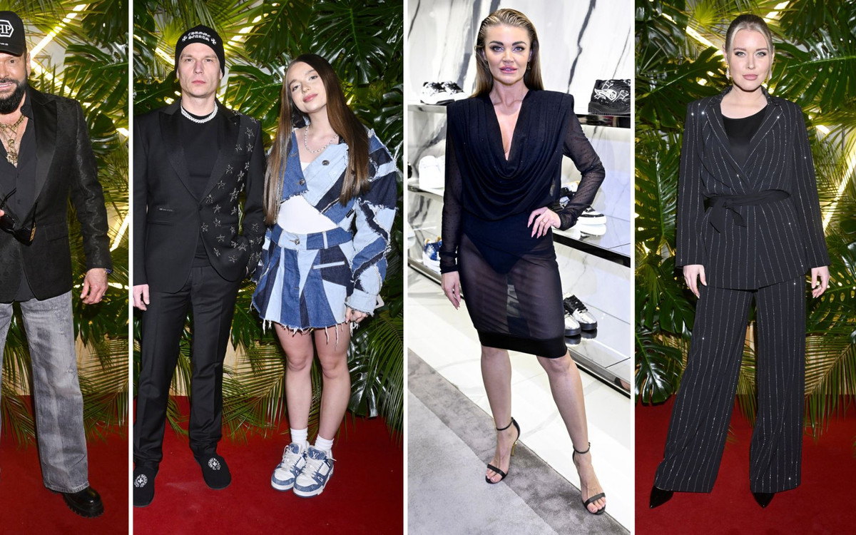 Gwiazdy brylują na otwarciu butiku Philipp Plein! Bart Pniewski z córką Nicol, oszałamiająca Edyta Folwarska (FOTO)