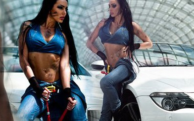 Agnieszka Orzechowska wybrudzona smarem (FOTO)