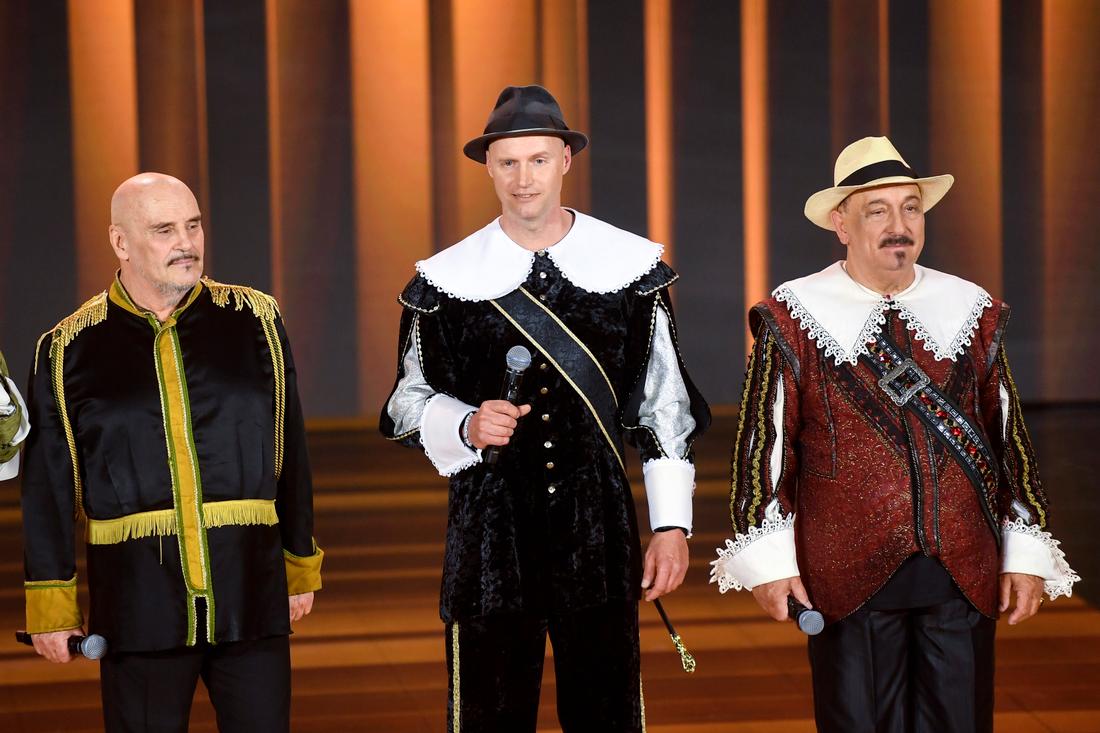 Marian Lichtman i Krzysztof Krawczyk junior, fot. AKPA