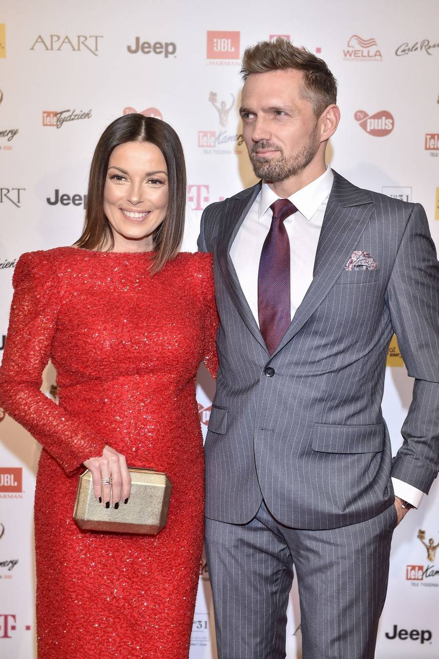 Katarzyna Glinka, Jarosław Bieniecki na ściance