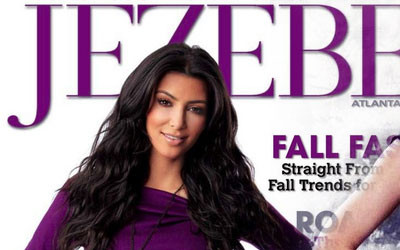 Kim Kardashian w magazynie Jezebel (FOTO)