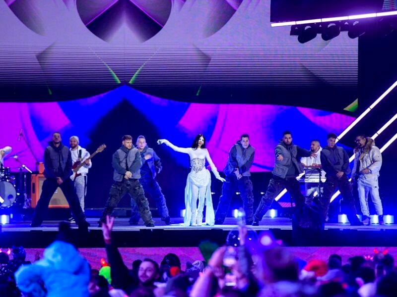 Wpadka Viki Gabor, sylwester 2023, fot. AKPA