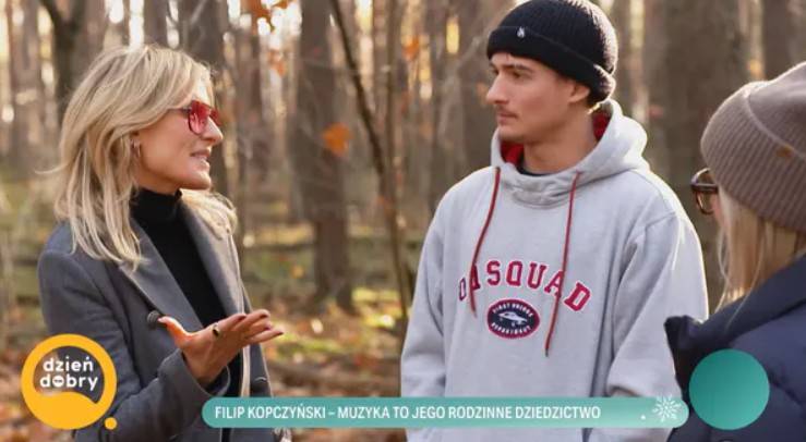 Filip Kopczyński z Patrycja Markowską, fot. TVN